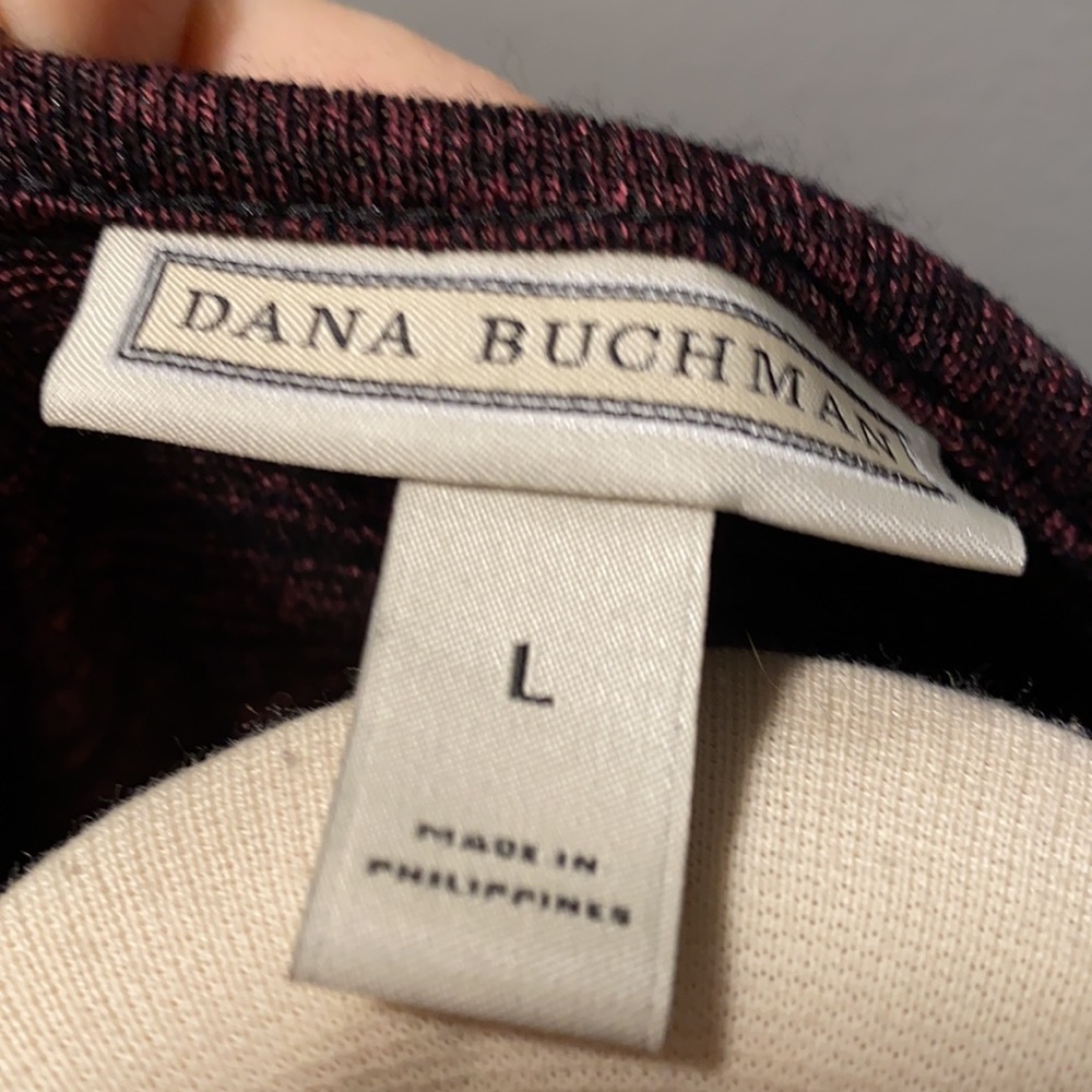 🔥Oversized Dana Buchman purple tunic top - Picture 4 of 5